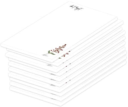 PRICARO Notizblock Red Berries, magnetisch, A7, 10 Stück
