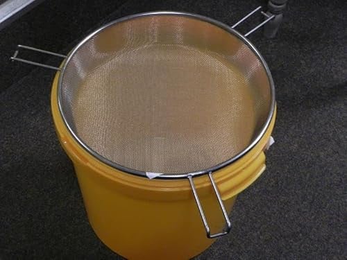 Generisch Honigsieb Edelstahl Grobsieb Grande ca. 36cm D. SIPA OHNE Eimer Imker Honig ernten
