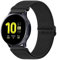 Vancle für Samsung Galaxy Watch Active 2 40mm 44mm Armband Damen Herren,Nylon Verstellbares Ersatzarmbänder für Samsung Galaxy Watch Active 40mm 44mm Armband(Schwarz)