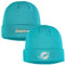 NFL Kids Youth 8-20 Offiziell lizenzierte Sideline Sport Knit Cold Weather Cuffed Beanie Mütze, Miami Dolphins - Aqua, Einheitsgröße