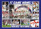 RJR PRINTS England Lionesses Es kam nach Hause Teamspielerin der Damen, Europameisterin 2022, mehrfach signiert, A4 Montage, Fotodruck, vorgedruckte Signatur, Autogramm, Fußballgeschenk