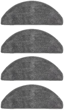 WaLdor Compatibile con Xiaomi. Compatibile for E10 B112 E12 Robot Aspirapolvere Lavabile Mop Panno Accessori di Ricambio Robot Aspirapolvere E Mop (Color : Mop Cloth 4pcs)
