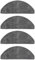 WaLdor Compatibile con Xiaomi. Compatibile for E10 B112 E12 Robot Aspirapolvere Lavabile Mop Panno Accessori di Ricambio Robot Aspirapolvere E Mop (Color : Mop Cloth 4pcs)