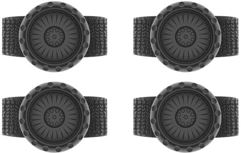 Wlauqueta 4 x Walkie-Talkie-Steuerung, Bluetooth, PTT ohne mit verstellbarem Gurt für Smartphone, Android, Zello, iOS