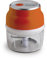 Innoliving Sminuzzatore Elettrico Senza Fili Ricaricabile, Tritatutto Salvaspazio, Lame in Acciaio Inox, Capacità 250ml, Potente e Compatto, Facile da Pulire, Ideale per Ortaggi (ARANCIONE INN-695O)