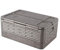Fenteer Nevera térmica para Alimentos de 60 l, Grande, Plegable, con Tapa, Ligera, Resistente al Agua, para Fiestas y acampadas, Gris
