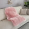 YUGWNN Rosa Faux Lammfell Schaffell Teppich,Weicher Fell Carpet,für das Sofa, den Stuhl oder rund um den Esstisch,60x120cm/23.6x47.2in
