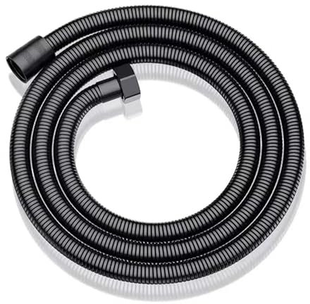 LPHFDCS Mira Shower Hose Stainless Steel Handheld Shower Head Hose High Pressure Anti-twist Spray Encryption Pipe Titanium Gold Universal Shower Head Hose(Black-2m)