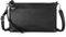 befen Echtleder Handtasche Klein Damen Clutch RFID-Blockierung Umhängetasche Leder Crossbody Bag Damen mit Handgelenkband & Verstellbar Schultergurt, Schwarz
