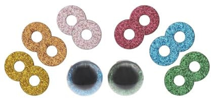 Rico Design Sicherheitsaugen für Plüschtiere – 30 mm, 6 Farben, 1 Paar