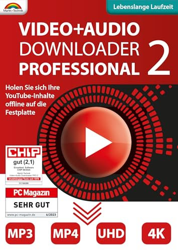 Video und Audio Downloader 2, Videos und Musik herunterladen von YouTube, ARD, ZDF Medietheken, kein Abo, Aktivierungscode per Email