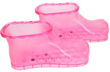 DINHEAROM 1 Paar Fußbades Schuhe Fußwakenbecken Für Zuhause Foot Spa Soaker Schuhe Fuß Bad Soaker Stiefel Fuß Spa Schuhe