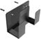 Kfwfuaee Metal Wall Mounted Storage Rack for Laptops and Tablets 2 Layer Metal Wall Shelf Holds Devices Up to 4 cm