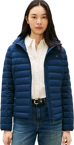 Tommy Hilfiger Damen Stretch Nylon Lw Down Jacket Ww0ww47753 Pufferjacke (1er Pack)