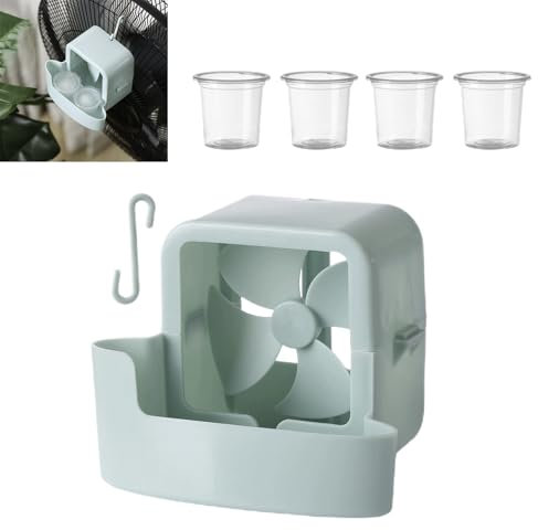 Raffreddatore A Pavimento Ventilatore Con Cubettos Di Ghiaccio, Porta Di Ghiaccio Sospesa Per Ventilatore, Ventole Raffreddamento Adattatore nebbias, Raffreddatore D'aria Senza Perforazione(A)