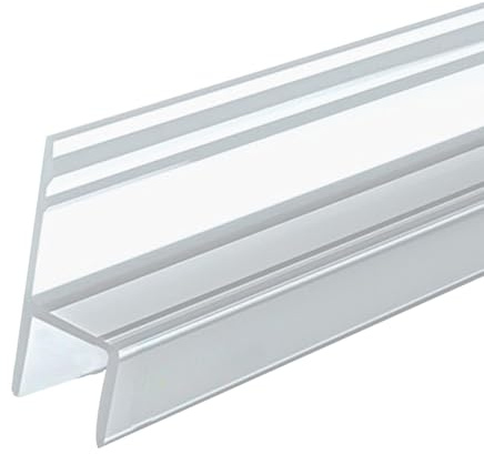 Silicone Materials H Shaped Seal Strips for Shower Door Offer Long Time Use Durability and Simple Installation Hotel Shower Door Seal