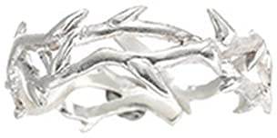 Oxtxuzdm Silver Thorn Branch Ringe Frauen Verstellbar Für Verlobungsvorschlag Lucky Branch Hollow Schmuck Geschenke Verstellbar Für Männer Frauen Teen Girls Girls