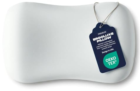 ERGOLUXE Orthopädisches Nackenstützkissen - Ergonomisches Kopfkissen aus Premium Memory Foam für Seitenschläfer & Rückenschläfer - HWS Kissen gegen Nackenschmerzen & Verspannungen - Oeko-TEX