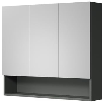 Vicco Spiegelschrank Willow, Artisan, 80 x 70 cm | zur wandmontage geeignet für verschiedene Badezimmergrößen
