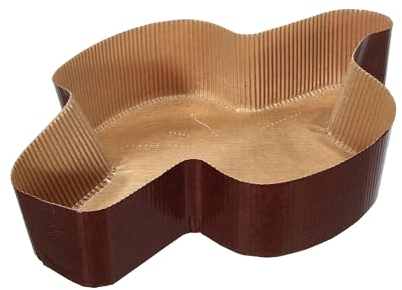 DECORA 0320172 5ER-Pack PAPIERBACKFORM FÜR COLOMBA 500 G, Keramik, Braun