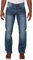 New Mens Enzo Regular Fit Straight Denim Blue Jeans Pants All Waist Sizes Mid Stone Wash 36 W X32L