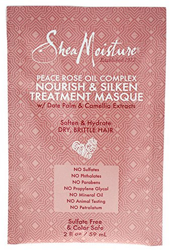 Shea Moisture Peace Rose Oil Complex Nourish and Silken Treatment Mask, 2 oz