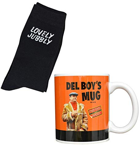 Only Fools and Horses Del Boy's Mug and Sock Set