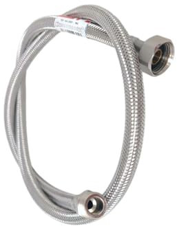 Flexible Inox ø9mm Intérieur M-f 3/8(12/17) - 1/2 (15/21) Longueur 100cm