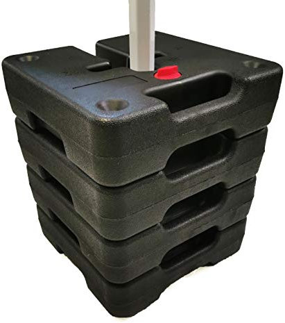 Bulhawk SET OF 4 36KG HEAVY DUTY GAZEBO TENT LEG FOOT WATER WEIGHTS TO FIT 28mm 32mm 38mm 46mm LEG POLE