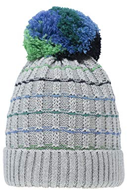 Döll Baby-Jungen Pudelmütze Strick Mütze, Grau (Light Gray Melange|Gray 8100), (Herstellergröße: 39)