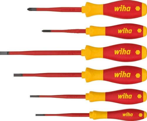 Wiha VDE Schraubendreher-Set 6teilig Schlitz, Kreuzschlitz Phillips