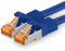 Cat7 Cable de Red Ethernet LAN - 7,5m - Azul - 1 Pieza Cat 7 Sftp Pimf Lszh - 10 GB s RJ45 Connectores Cat6a compatible con Cat5 Cat6 Cat.7 Cat8