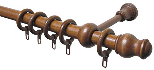 Gardinia Lugano Classic Ø 28 mm nussbaum 160 cm, 5622