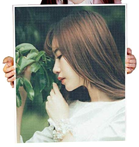 puzzle diamant Peinture Diamant Kit,Personnalisé Personnalisé DIY 5D Diamond Painting par Nombre Kits Full Drill Broderie Peintures Photos Arts Mur Décor 50x70cm