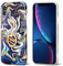 ZCDAYE Case for iPhone XR Phone Case, Colorful Glitter Marble Pattern Soft TPU Thin Protective Case Cover with Ring Shockproof Case for iPhone XR-Dark Blue