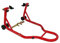 Montageständer Motorrad Hinten Rot kompatibel mit DUCATI Scrambler Café Racer 17-20 KC/KD