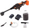 Yard Force 22Bar 20V Aquajet Cordless Portable Pressure Cleaner with 2.5Ah Lithium-Ion Battery, Charger and Accessories LW C02A, Black