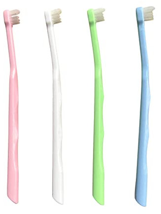 HRASY Lot de 4 brosses à dents orthodontiques compactes pour le nettoyage des appareils dentaires et des dents (C)