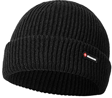 Höhenhorn Ronce Knitted Beanie Unisex Herren Black Rubber