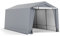 GOPLUS Tente Garage 4,9x2,9M Carport, Tente de Voiture Détachable Galvanisé Antirouille, Abri Garage avec Porte Détachable avec Fermetures à Glissière,pour Voiture, Camping-Car,Bateau,Vélo