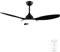 Cecotec Ventilador de Techo con Luz EnergySilence 4800 Light Black. 36 W, Motor DC, Diámetro 48”, Luz LED de 36W, Mando a distancia, Temporizador, 6 Velocidades y 3 Aspas