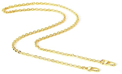jiesinlov Geldbörse Kette Riemen Handtasche Gold Ketten Schulter Tasche Riemen Crossbody Ersatz, mit Metallschnallen(B110CM)