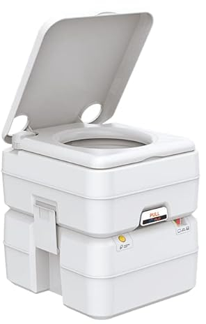 SEAFLO Toilettes portables pour camping-car, bateau et camping (5,3 gallons - multifonctionnel)
