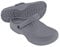 Clogs Gartenschuhe Badeschuhe Pantoletten - geschlossen - (Grey, EU Schuhgrößensystem, Erwachsene, Numerisch, Breit, 38)