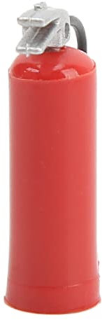 Keenso Mini Estintore, Estintore RC Leggero, Facile Installazione, Attraente per Auto RC 1/18 1/24 (Rosso)
