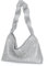 UBORSE Damen Abendtasche Clutch Glitzer Umhängetasche Klein Pailletten Handtasche Schultertasche Kette Tasche für Braut Hochzeit Party Disko - Silber
