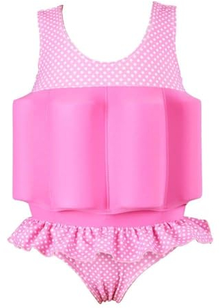 Generic Mädchen Bojen Badeanzug Kinder Bademode Schwimmhilfe Einteiliger Schwimmanzug Auftrieb Schwimmkraft Schwimmhilfe Schwimmgurt Kinder Schwimmanzug Mädchen