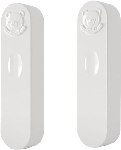 Caja para hisopos de algodón, paquete de 2, contenedor portátil de hisopos de ABS con tapa para organizar, soporte para hisopos de algodón con cubierta para uso doméstico (blanco)