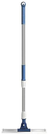 Multifunction Magic Broom,Adjustable Rubber Squeeze Broom Sweeper,Scraping Broom with Rubber Scraper for Bathroom,Window, Bathroom, Kitchen,pet Hair, Tile Cleaning (35cm)