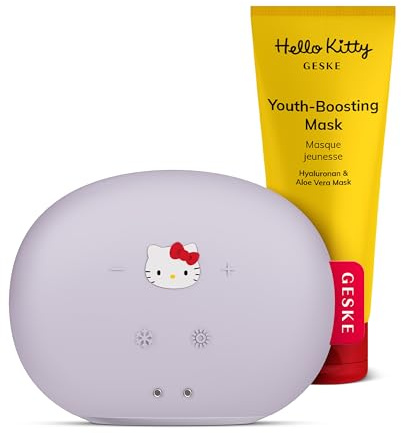 GESKE x Hello Kitty Sonic Warm & Cool Mask | Gesichtsmaske | SmartAppGuided™ | 8 in 1 + GESKE x Hello Kitty Youth-boosting Mask | 8 in 1 + GESKE x Hello Kitty Youth-boosting M...